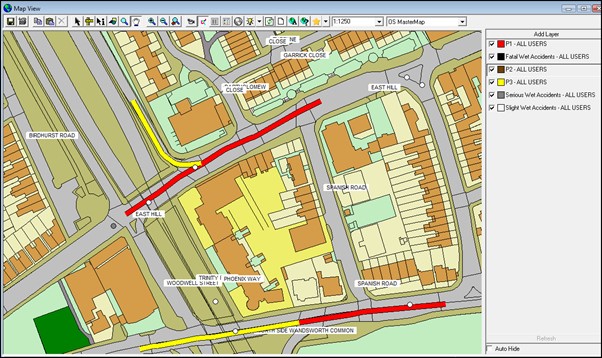 Deficiency plan for a skid resistance strategy